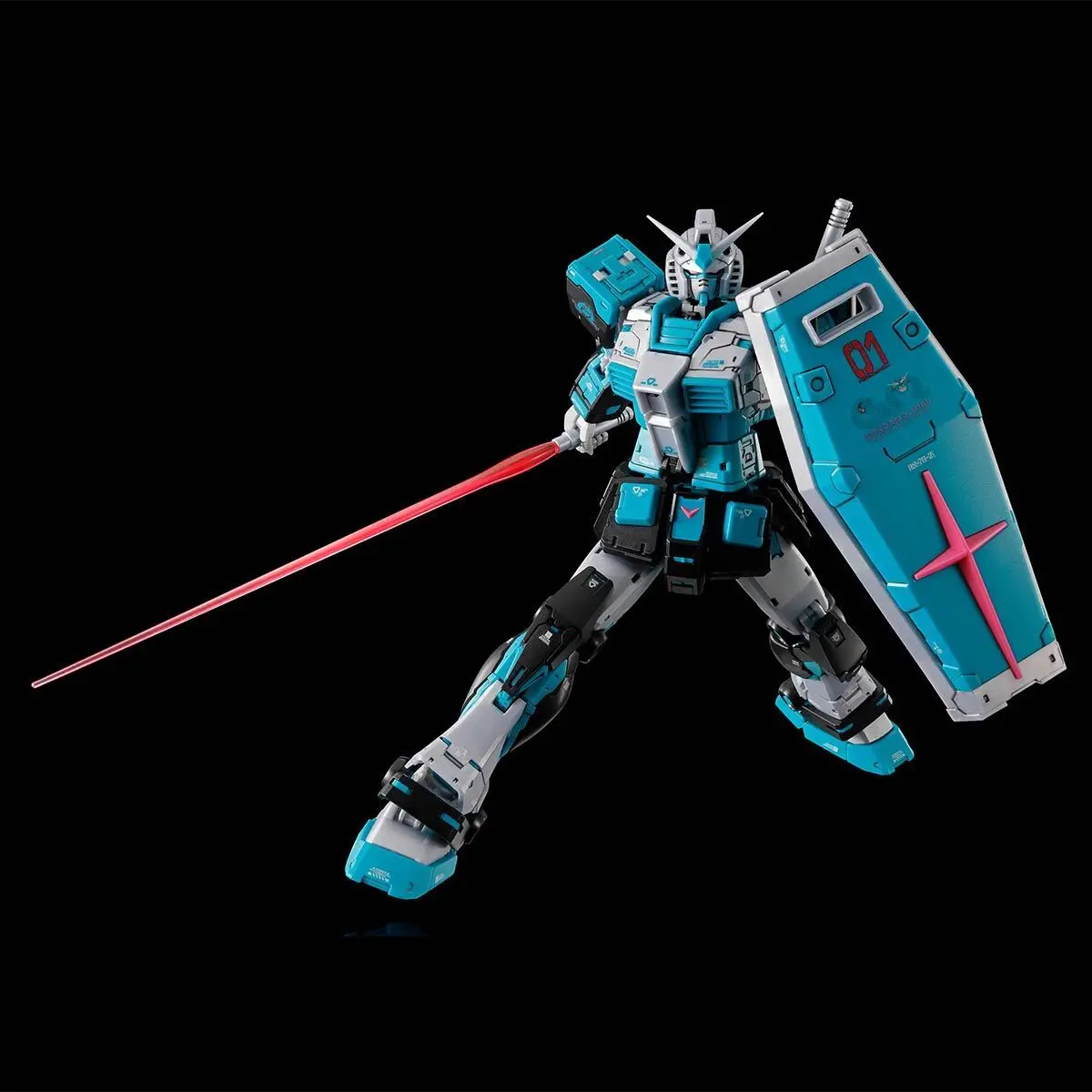 Bandai PB Limited RG 1144 RX782 Gundam Ver20 Hatsune Miku Anime Action Figure Model Kit Collectible Robot Toy