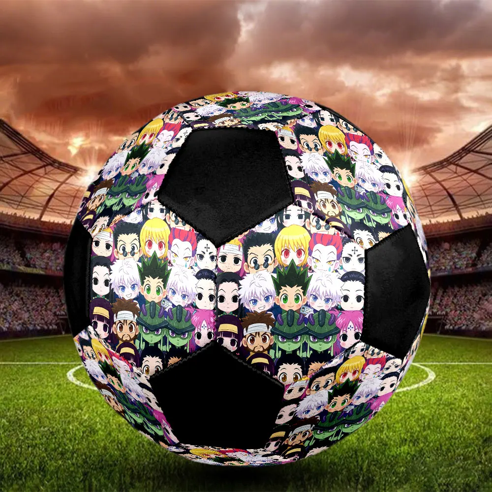 1PC Hunter x Hunter Football Soccer Ball Size 5 Indoor Soccer Ball Colorful Team Training Cool Sports Gift -HE103