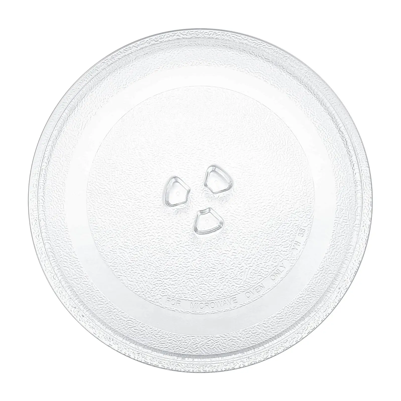 Microwave Glass Plate Turntable Cooking Tray 24.5cm Resistant for Small Microwaves Accessory Thickened Easily Install