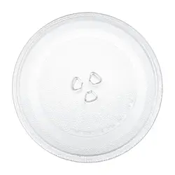 Microwave Glass Plate Turntable Cooking Tray 24.5cm Resistant for Small Microwaves Accessory Thickened Easily Install