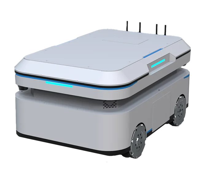 Bereit zur Verwendung einer omnidirektionalen AGV/AMR-Plattform |   200 kg Tragkraft, Federaufhängung, anpassbar