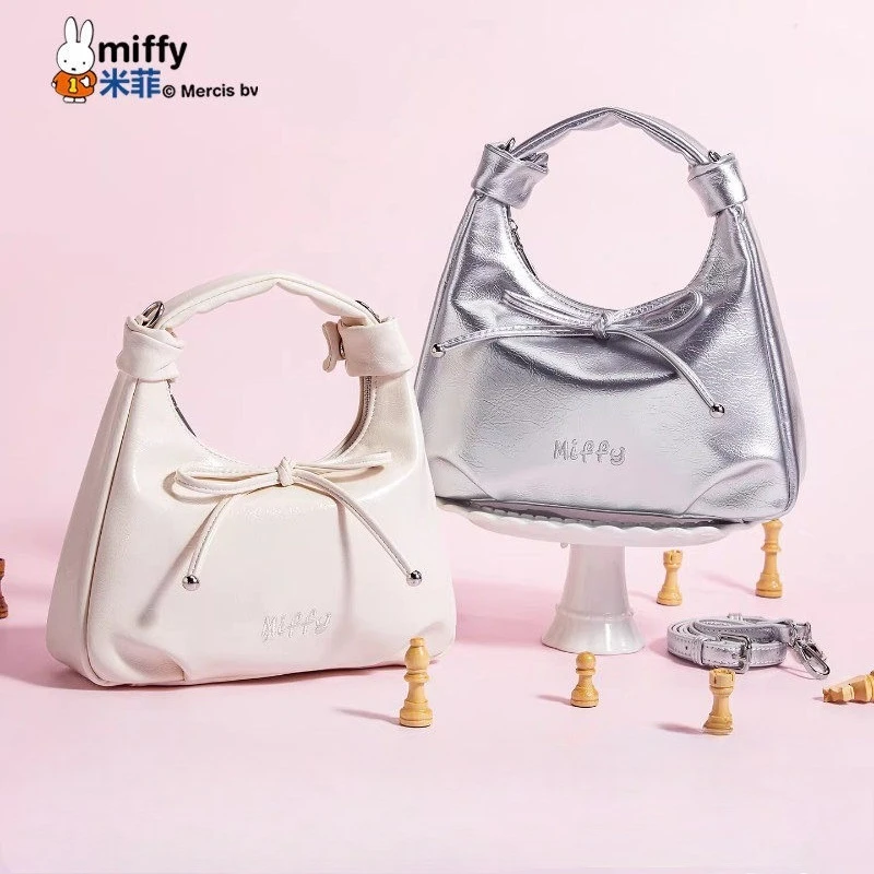 

2025 New Cartoon Miffy Cloud Series Messenger Bag Kawaii Portable Cross-body Bag Perfect for Couples Holiday Gift