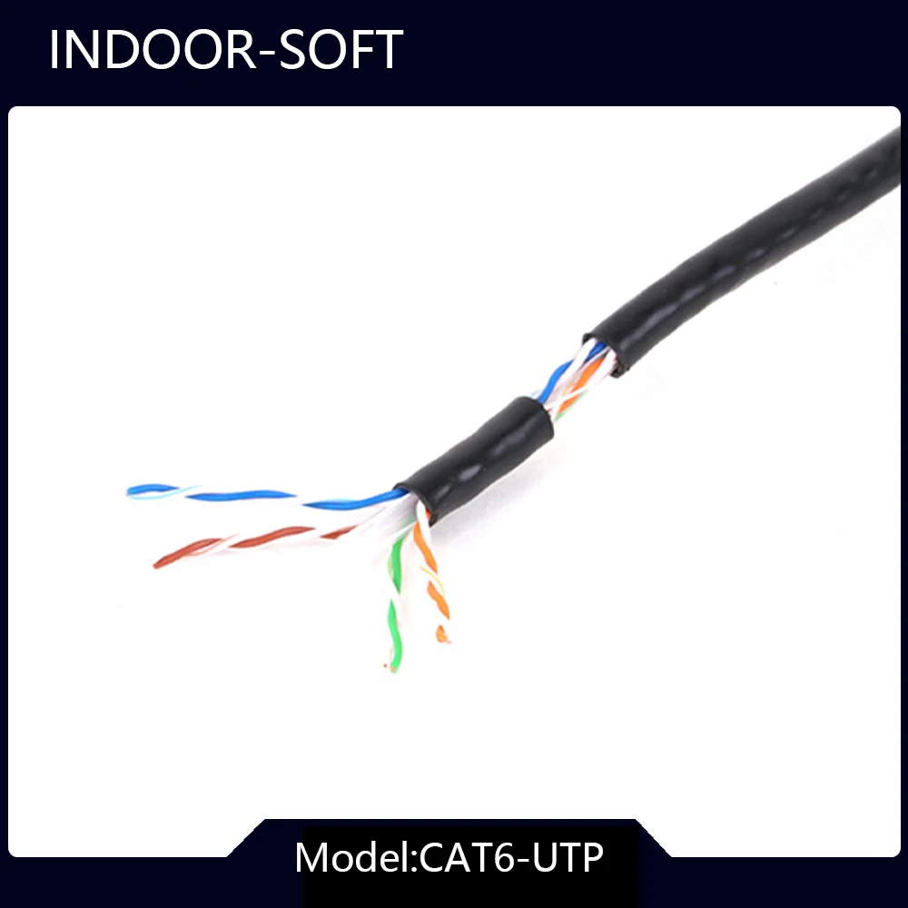 Cat6/6A Ethernet Cable 1000FT/300M UTP/STP LAN Network RJ45 Twisted Pair Cable,23AWG 4 Pair Solid Bare Copper 10G,550MHz, PoE++