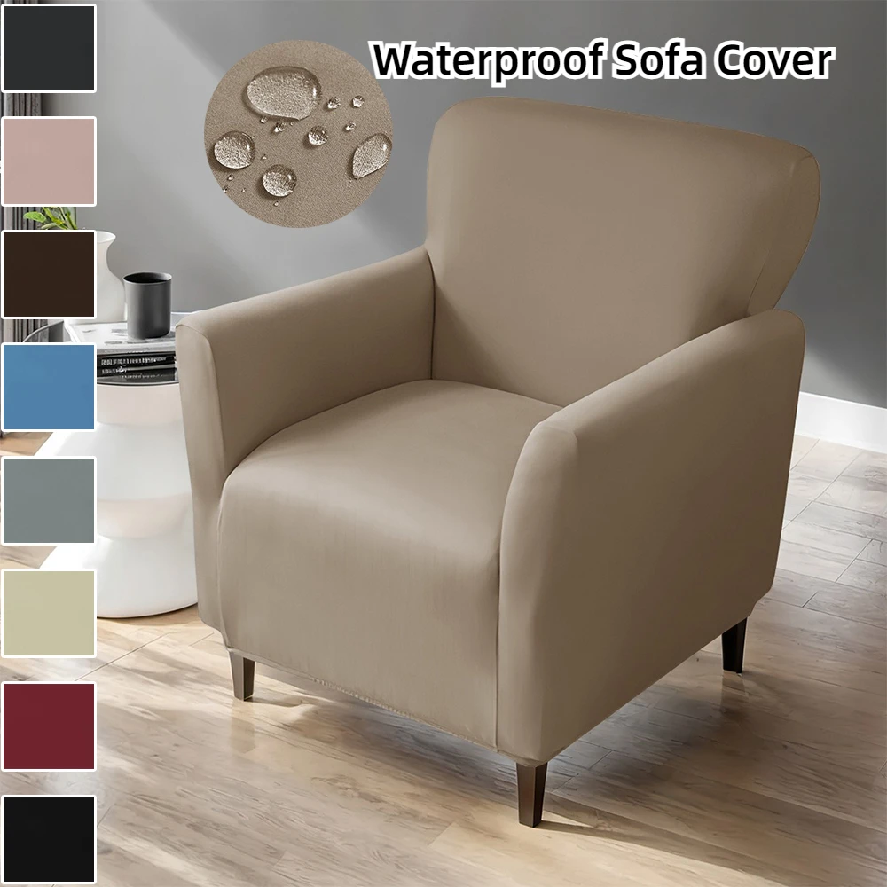 WaterRepellent Armchair Slipcover for LIving Room Relax Single Sofa Cover Living Room Bar Counter 1 Seat Couch Covers for Sofas