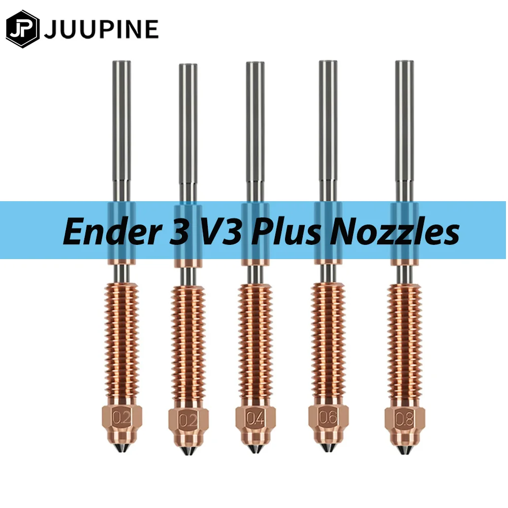 

Ender3 V3 Plus сопло все-в-одном медный титановый Ender3 V3 Plus Аксессуары модернизированная БЫСТРОРАЗЪЕМНАЯ сопла для Ender3 V3 Plus Hotend