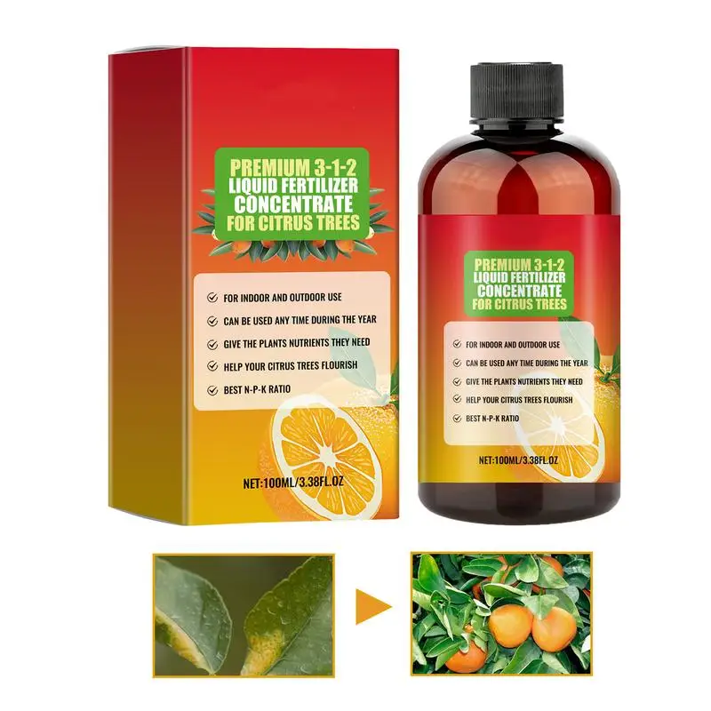 

Citrus Plant Fertilizer Promote Growth And Strong Root Liquid Plant Succulent 100ml Indoor Plant Fertilizer Liquid for Citrus