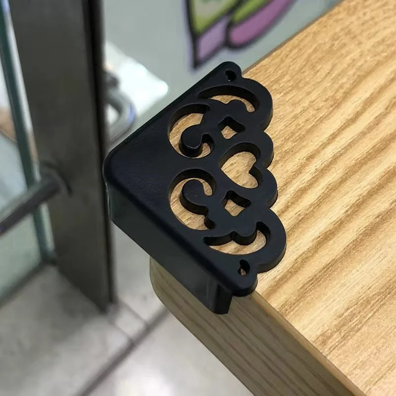 4 قطع/وحدة واقيات زوايا رائعة بنمط الزهور - واقيات حافة متينة مقاومة للأطفال لمكاتب الطاولة - تعزيز سلامة المنزل