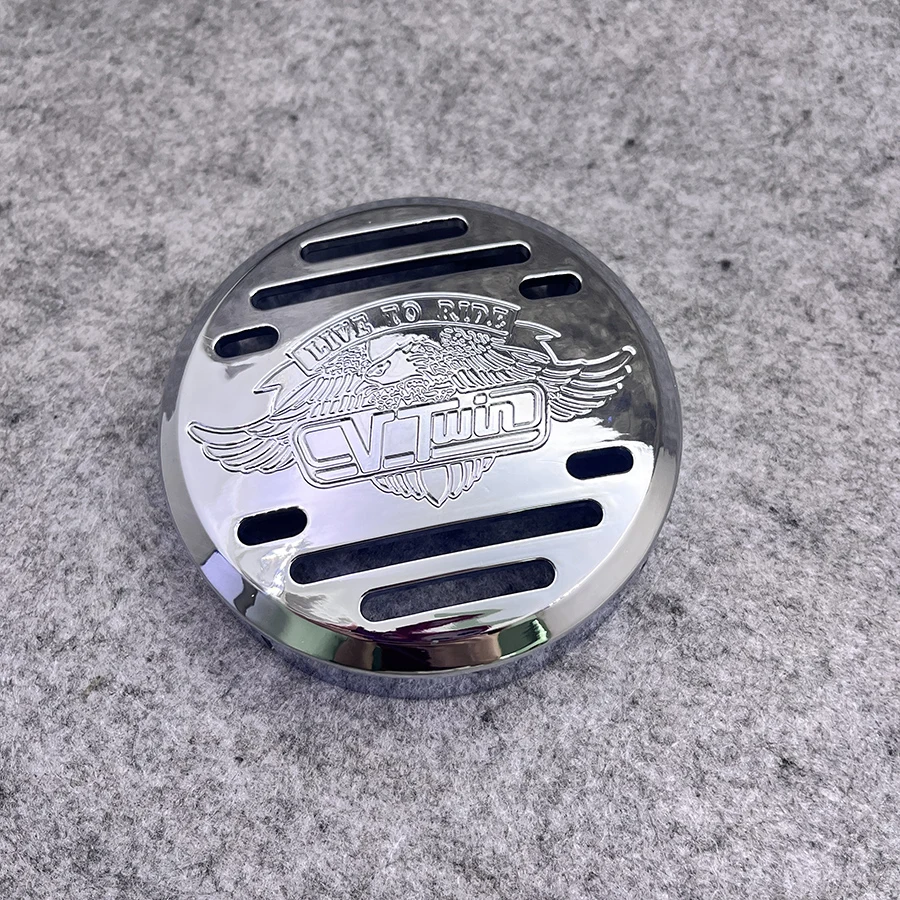 1PC Motorcycle Grill Horn Cover For Yamaha V-Star 650 1100 For Kawasaki Vulcan 800 with 3.5
