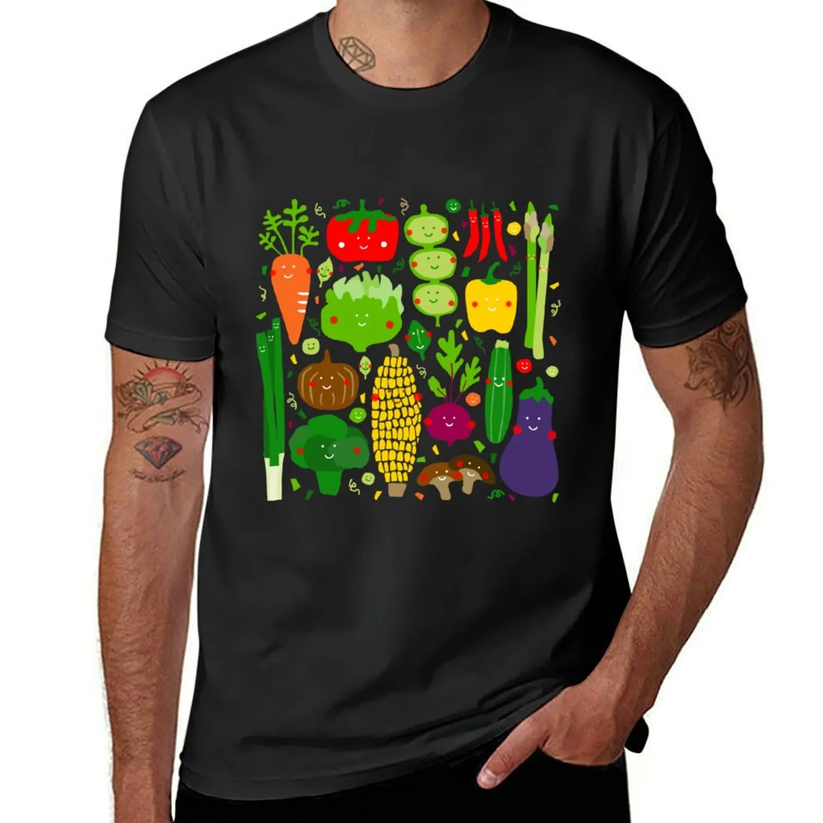

Eat your greens T-Shirt tops graphics men t shirt