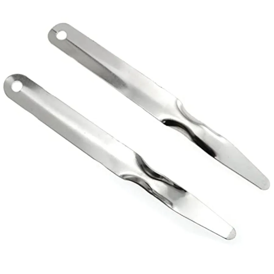 2PCS Stainless Steel Flat Staple Puller Staple Remover Tools Stainless Steel Crowbar il Lifter for Office Home Business