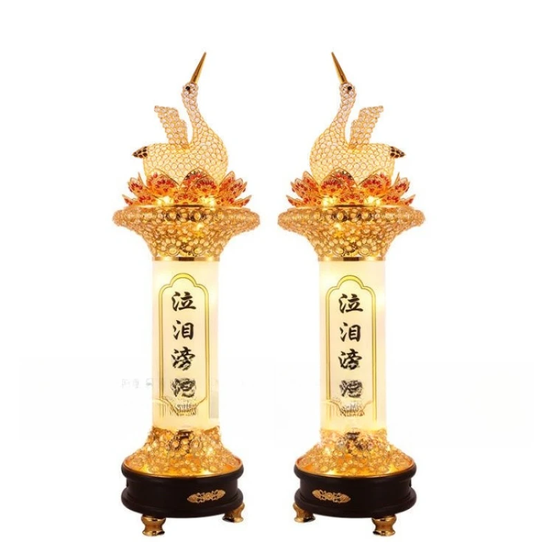 

Decorative floor lamps Turtle, crane, Yannian lotus column