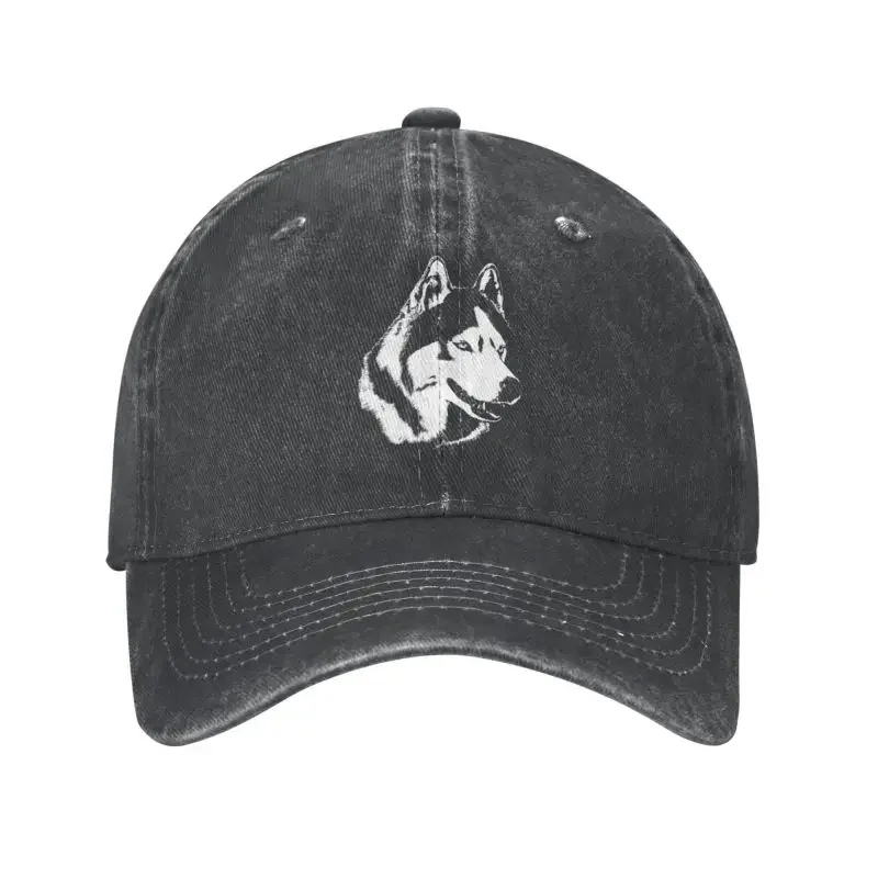 Custom Cotton Fashion Siberian Husky Baseball Cap Women Men Breathable Gift Idea Dad Hat Sports