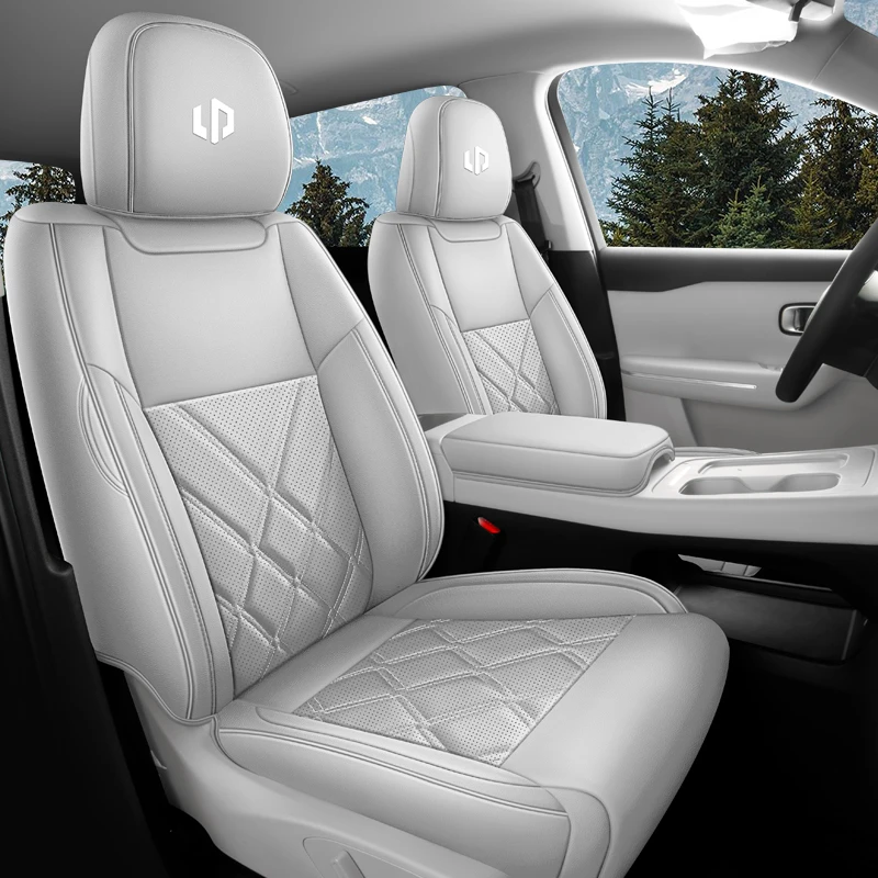Full Wrap PU Leather Car Seat Covers 5‑Seat Cushion Protective Pad Fit for Leapmotor B10 Automobile Decoration Parts
