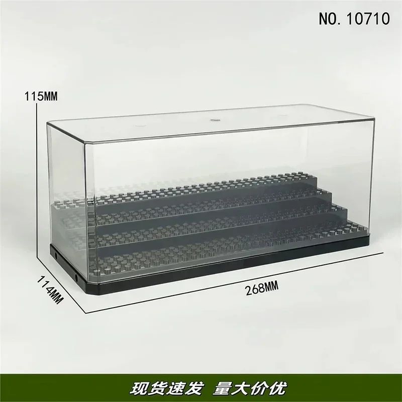 Acrylic Minifigures Display Case, Stackable And Dustproof Building Block Display Box For Lego Action Figure Toys Storage