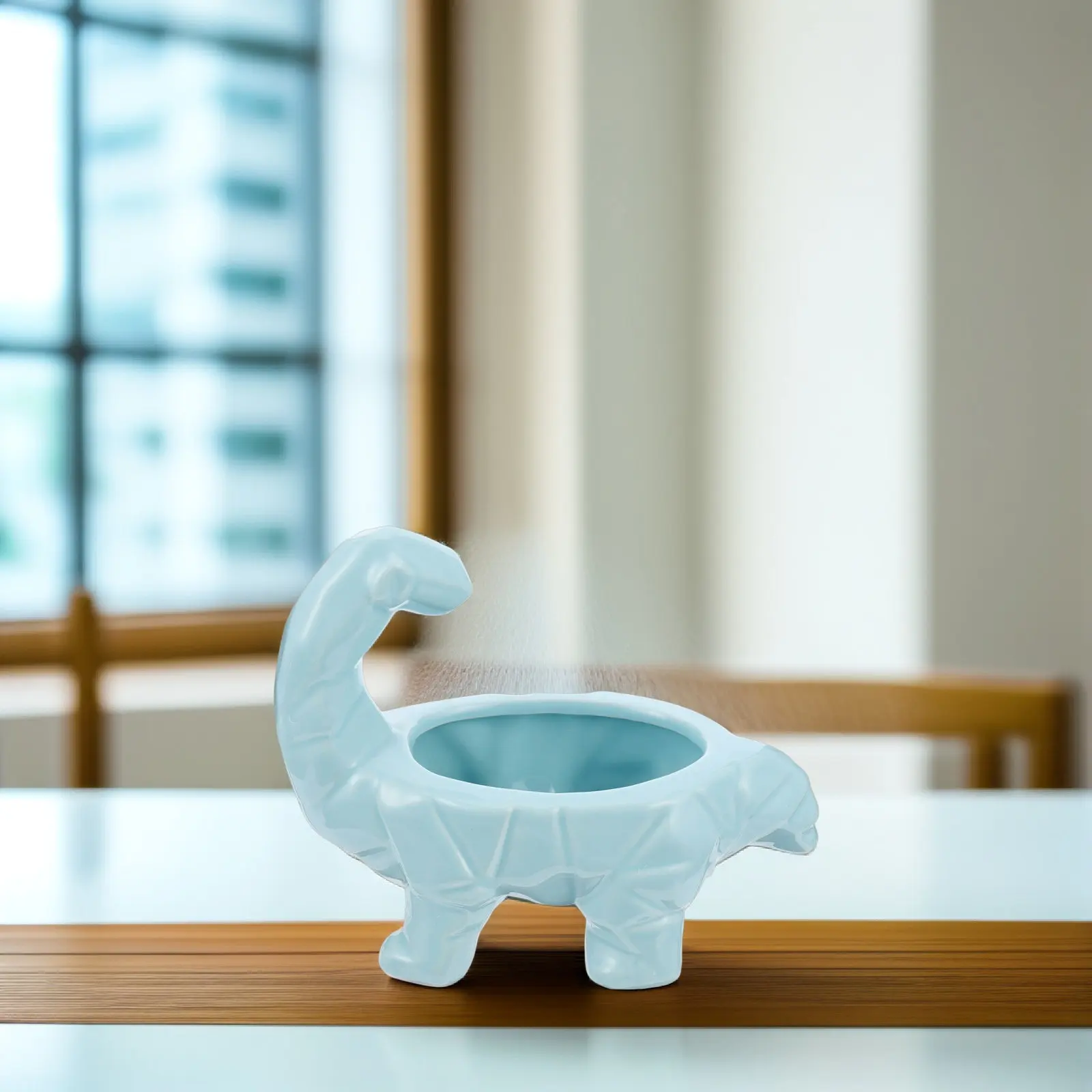 

1Pcs Dinosaur Ceramic Flowerpot Creative Cartoon Succulent Planter Home Office Desk Decoration Mini Plant Container for Cactus