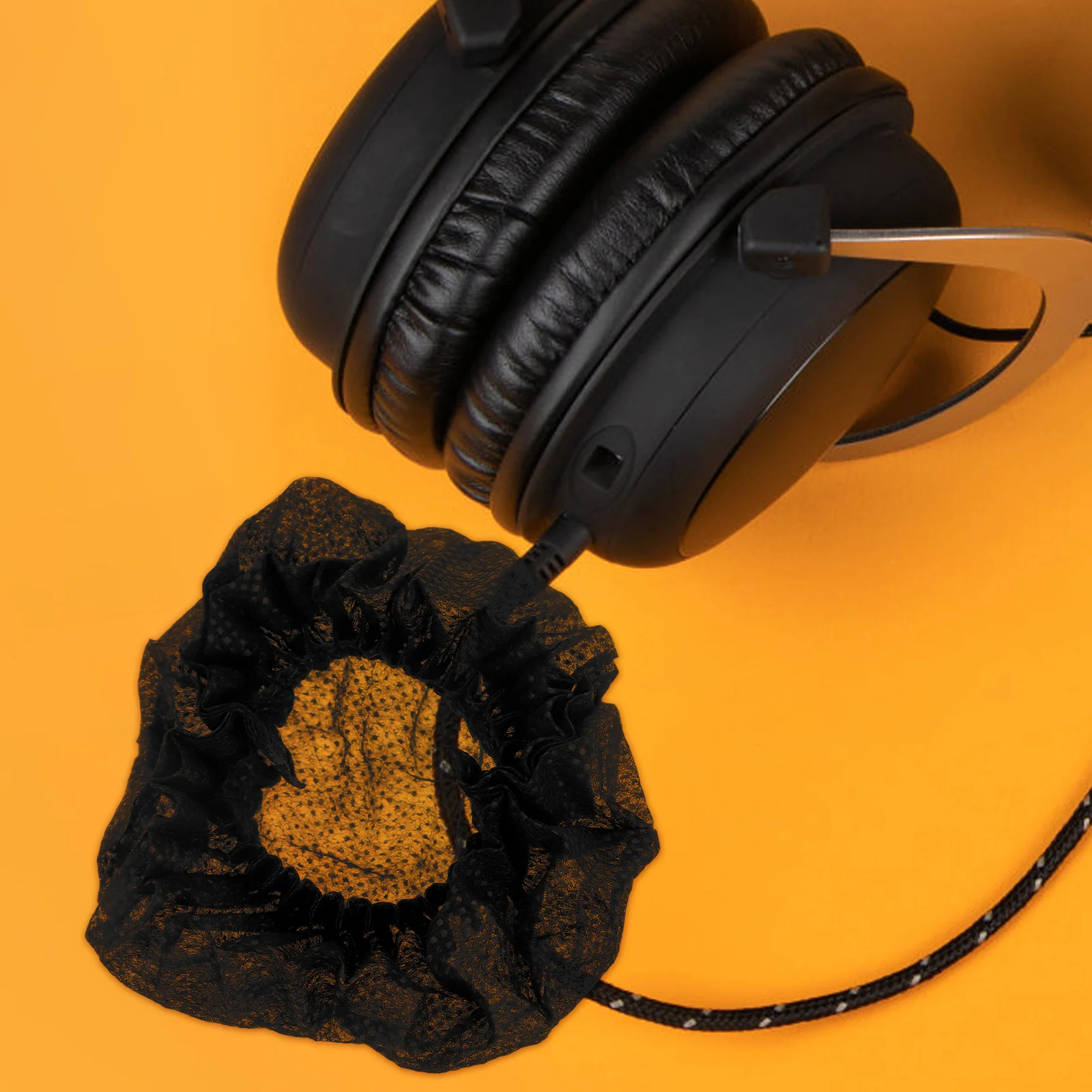 

50Pairs Headphone Ear Protectors Replacement Soft Skin Friendly Ear Covers for Headset Secure Fit Washable Reusable Headphone