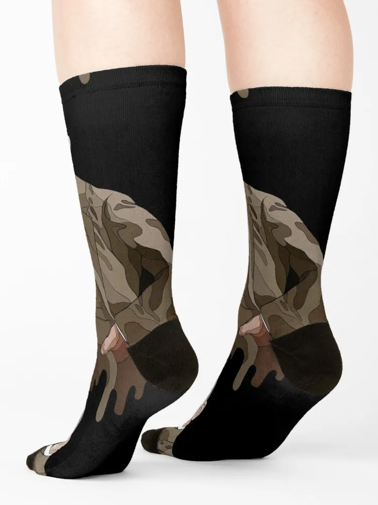 Illustration of Sigmund Freud - founder of psychoanalysis / psychology Socks tennis funny gift golf shoes Socks For Girls Men's