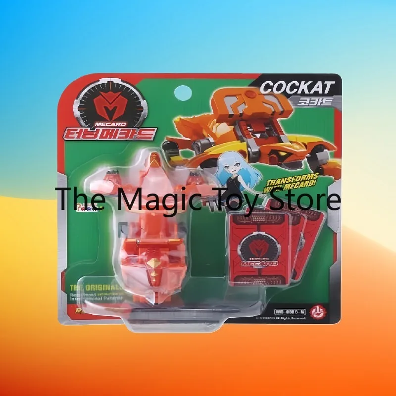 original-mecard-first-vintage-cockat-swift-tail-lizard-transforming-vehicle-robot-battle-card-anime-collectible-figure-model