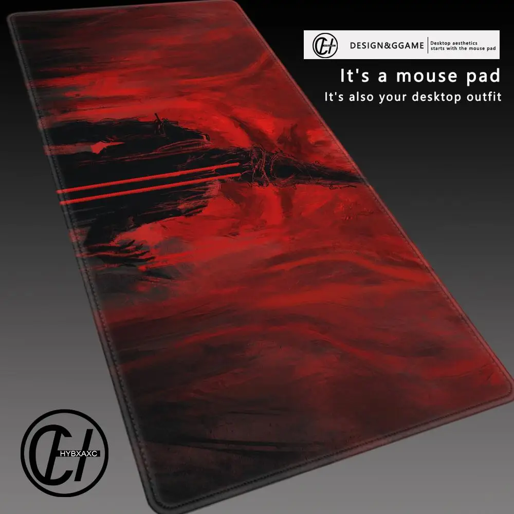 Mouse Pad Pro E-Sports XXL Gaming Mousepad Extra Large Non-Slip Stitched Edge Keyboard Laptop Desk Mat For PC Gamer Blasphemous
