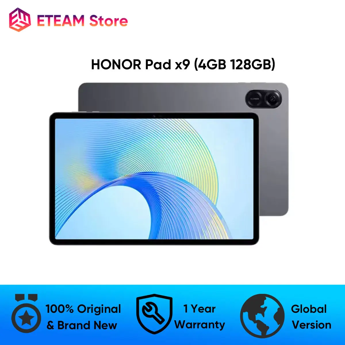 Global Version HONOR Pad X9 4G LTE 11.5'' 120Hz Large Screen Snapdragon 685 Android 13 MagicOS 7.1 Octa-core 7250mAh Battery