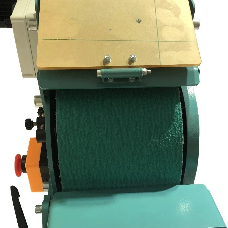 Metal sanding belt machine leather wheel quick change engine, used for metal polishing