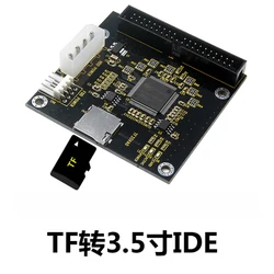 TF MICRO SD To IDE3.5 40 Pin Disk Drive Adapter Board Riser Card Capacity Supports 512GB SDXD Card ATA IDE for Laptop Notebook