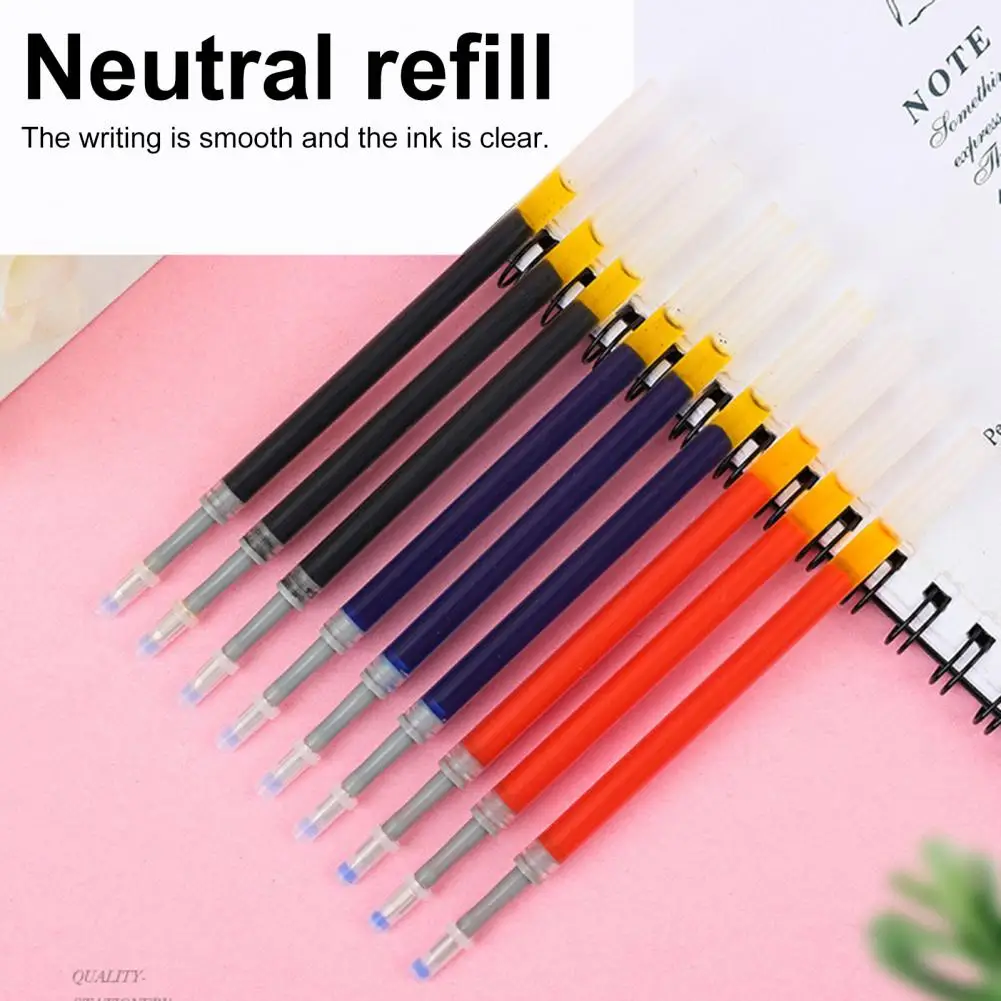 Replacement Quick Installation Student Gel Pen Replaceable Refills Office Supply