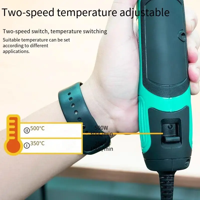 Pro'skit SS-628G Mini hot air gun small temperature regulating baking gun specialized heat shrink film for mobile phone maintena