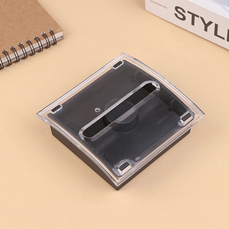 Imagem -04 - Acrílico Sticky Note Holder Cor Clara Note Dispenser Sticky Notes Organizador para Sala de Aula Suprimentos de Mesa