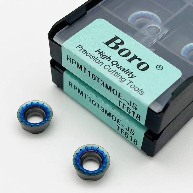 

Твердосплавные вставки RPMT RPMT1003MO RPMT10T3MOE RPMT1204MOE Вставки из закаленной стали Внутренние токарные инструменты Токарный станок с ЧПУ Резак