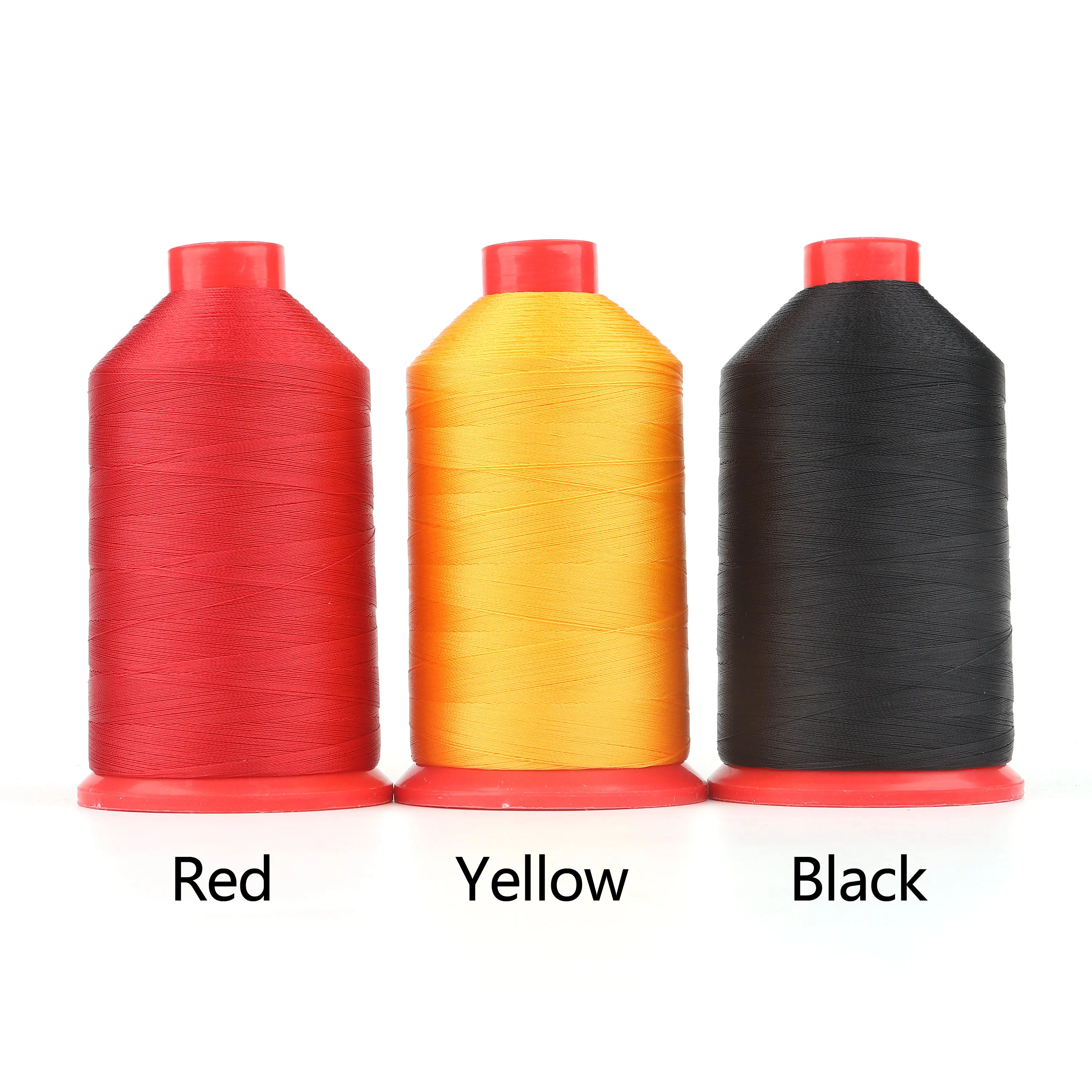 TEX45 High Tenacity Bonded Nylon Thread 210D/2 4500 Yards Light Fabric Leather Canvas Upholstery Shoes Tents Sewing V46 0.25mm