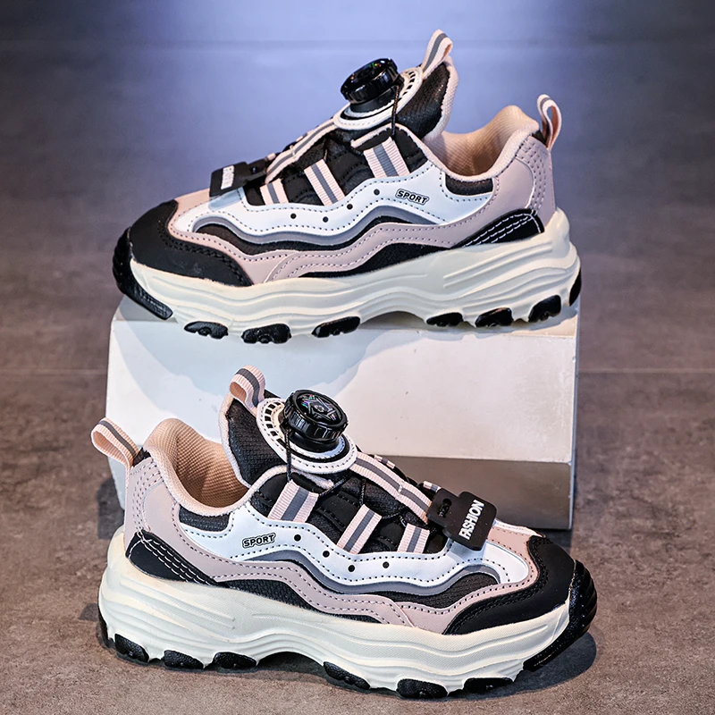 Luxury Children's Sports Shoes Autumn Men's and Women's Shoes Fashionable Breathable Anti Slip Children's Casual Sports Shoes