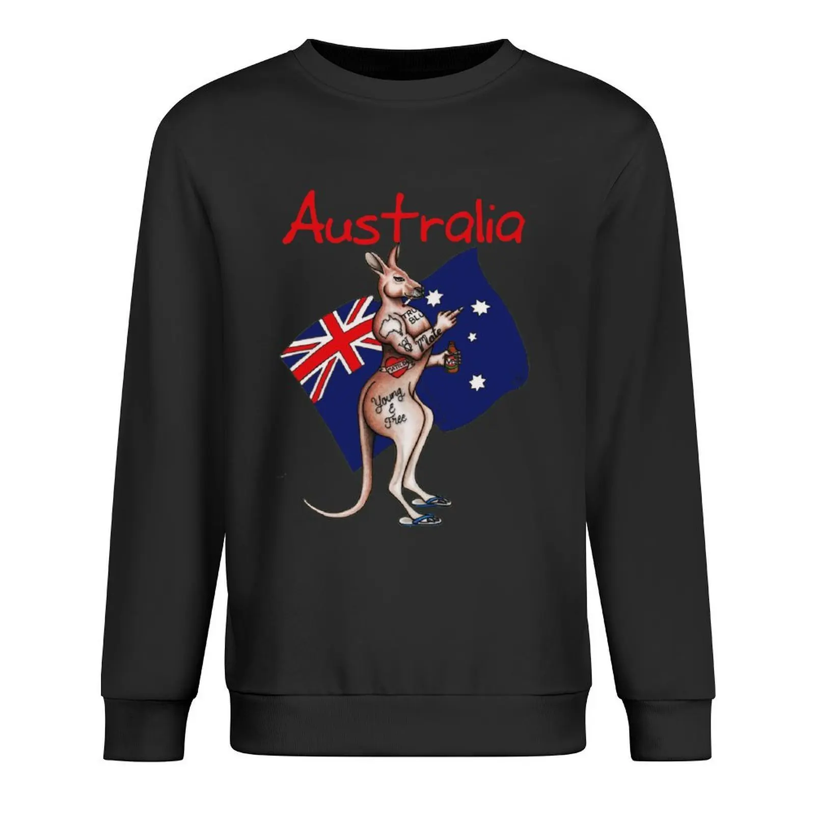 

Australia, say it with love or a one fingered salute! Pullover tracksuit men's winter sweater men's sweat-shirt pullover