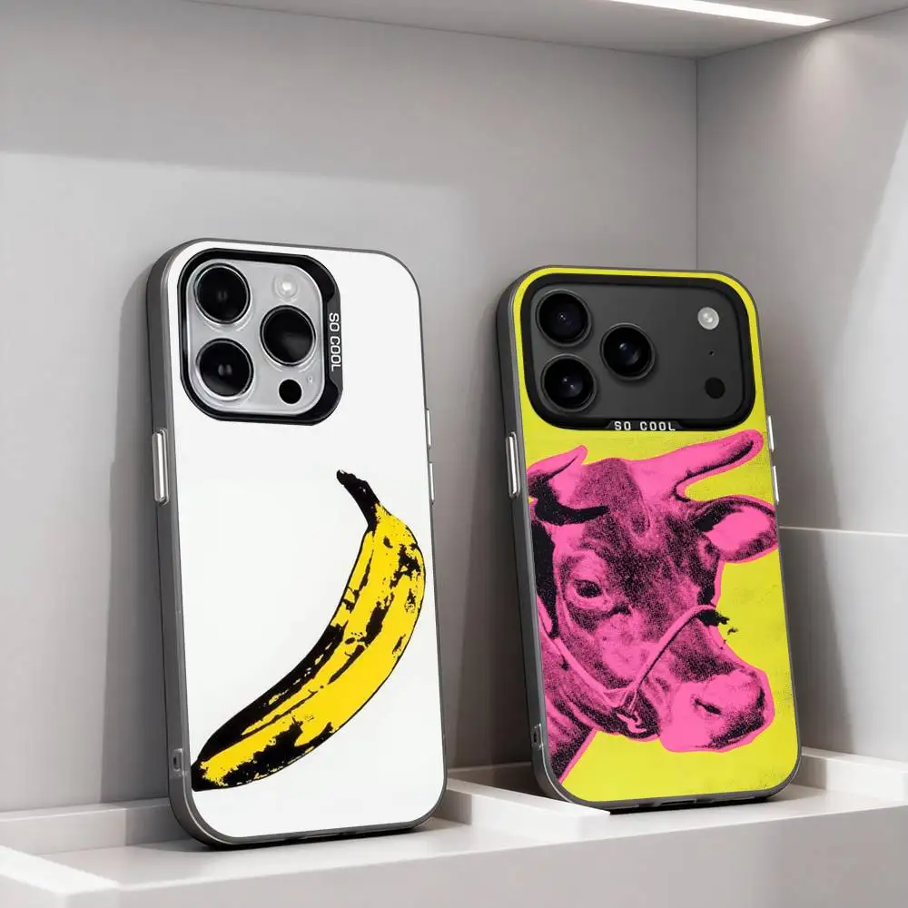 

Cool A-Andy-S W-Warhol Art Phone Case For iPhone 11,12,13,14,15,16,17,Pro,Max,Plus,E,Air,Mini IMD Matte Black
