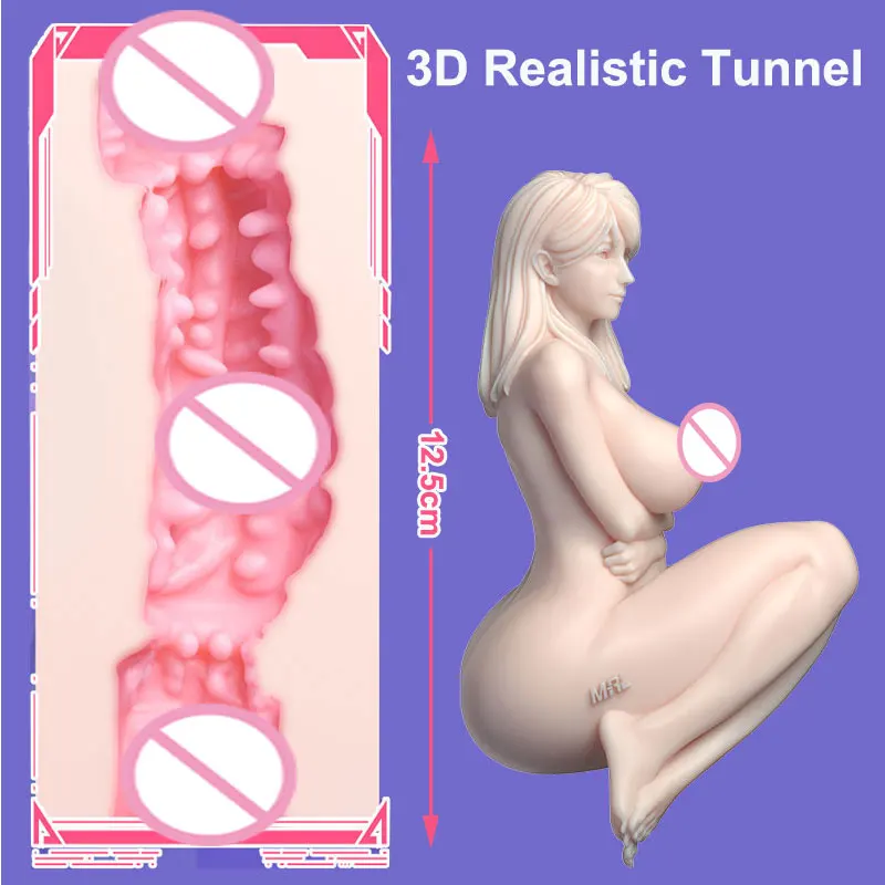 MRL Anime Sex Doll Hentai Figures Pussy For Men Sex Toys For Men Pocket Pussy Hentai Figures Onahole Doll Sex Shop