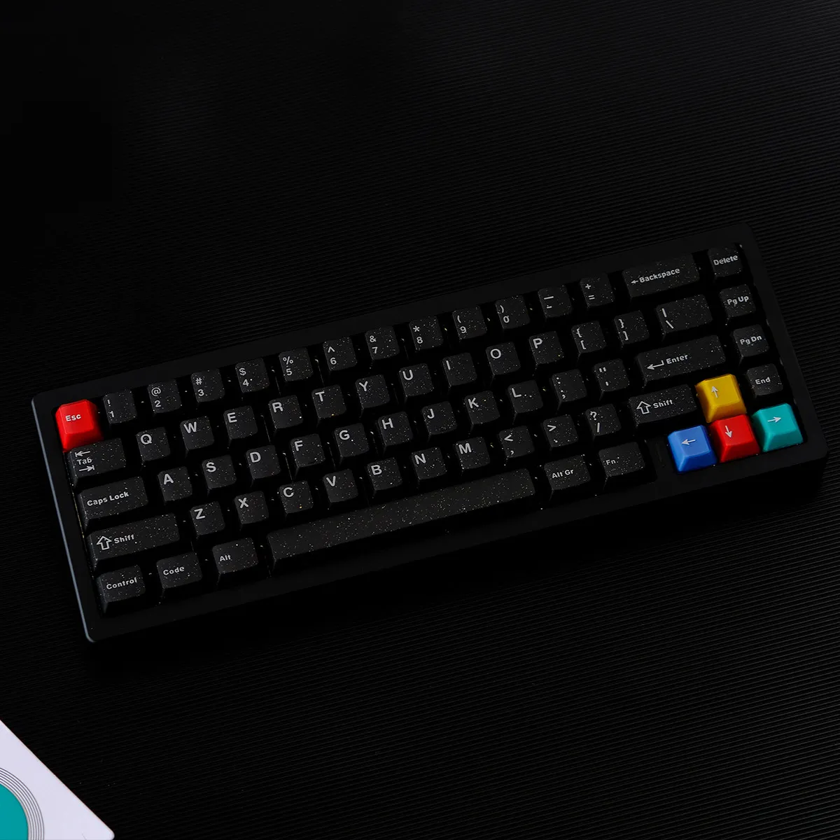 Neon Glitter Semi-transparent Keycaps ABS Double Shot Custom Keycap Sets For MX Switch Mechanical Keyboard