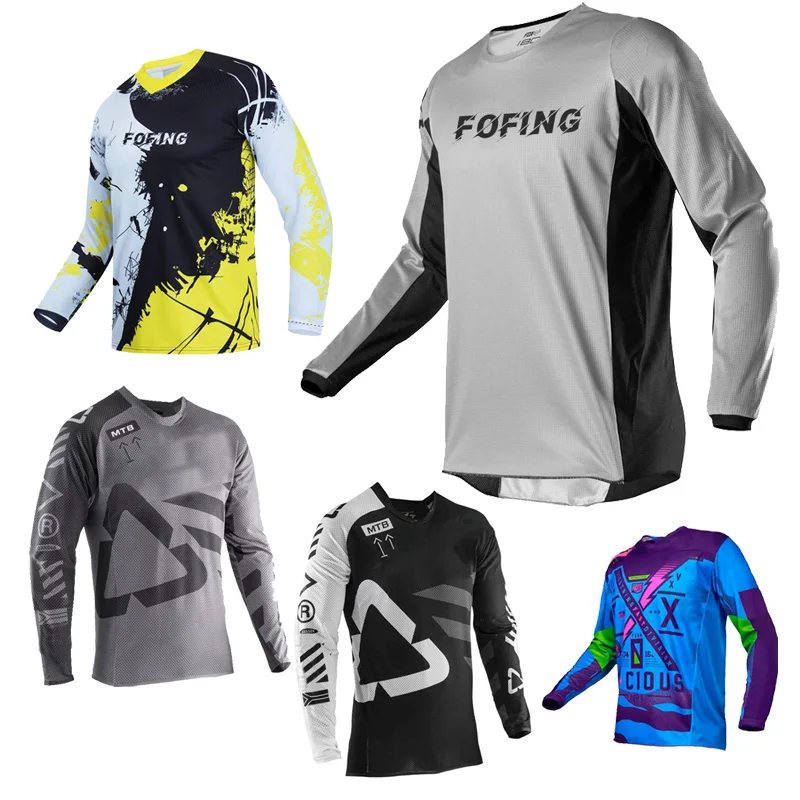 

2025 180 Adult Motocross Jersey MTB Off Road Mountain New Racing Bike Downhill Jersey FOFing Cycling Jersey Enduro Sweatshirt