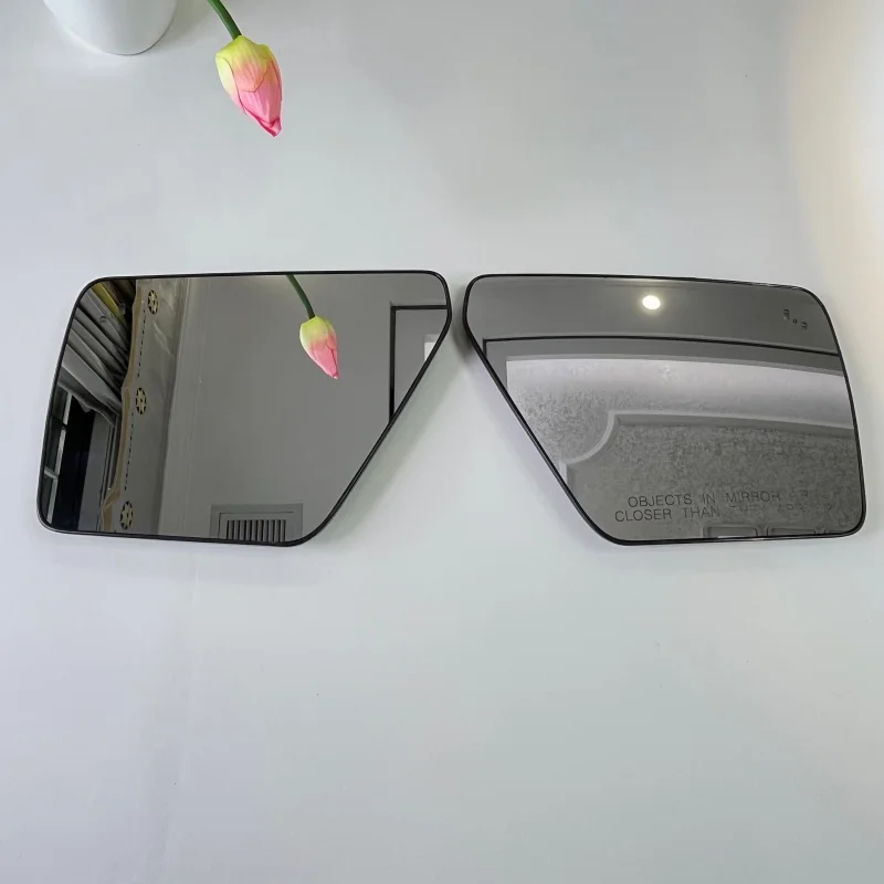 For Ford F150 2021 2022 2023 Convex Mirrors Blind Spot Warning US Version Car Accessories Heated Rearview Side Mirror Glass New