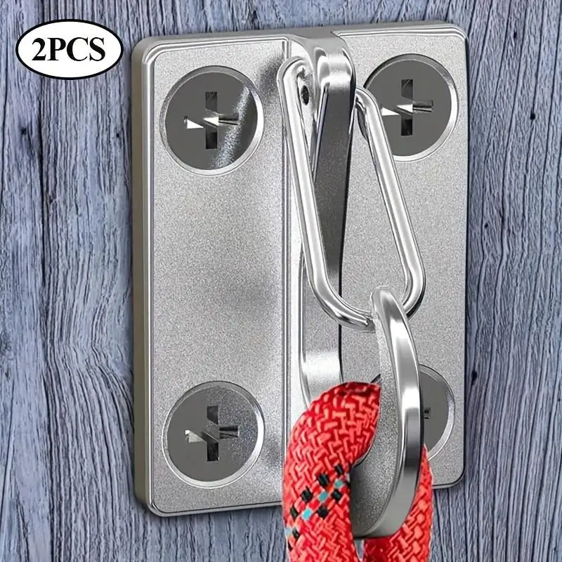 2 قطعة هوك حبل الجر الكلب للجدار في الهواء الطلق الكلب الجر حبل وقوف السيارات السنانير غير قابل للصدأ شماعات خطاف الجر (باستثناء البراغي) #1