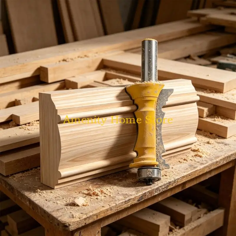 F26C Premium Metal Woodworking Cutting devices 1/2 leg For Smooth completing On Storage Furniture Entryways And Furnishing