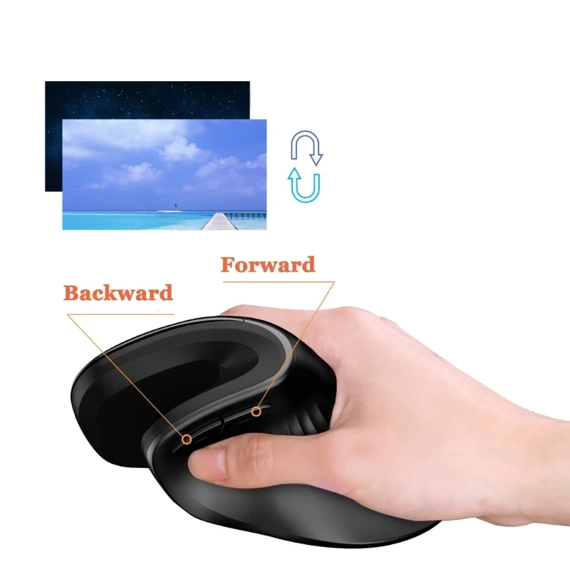 Ergonomic Vertical Mouse Computer Gaming Mice USB Optical Mouse Right Hand For Laptop PC Desktop