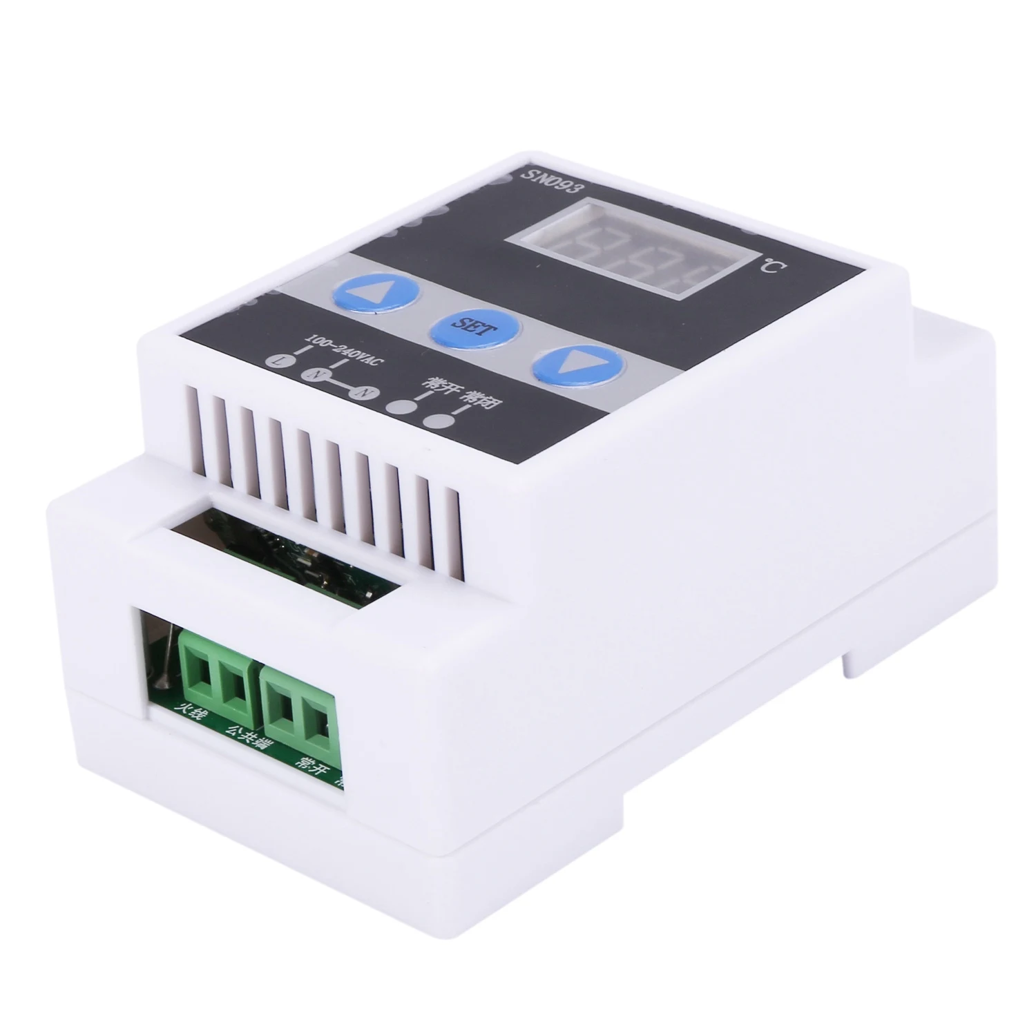 TMC-6000 110-240V Guide Rail Thermoregulator Digital Temperature Controller Thermostat Refrigeration Heating Temperature Control