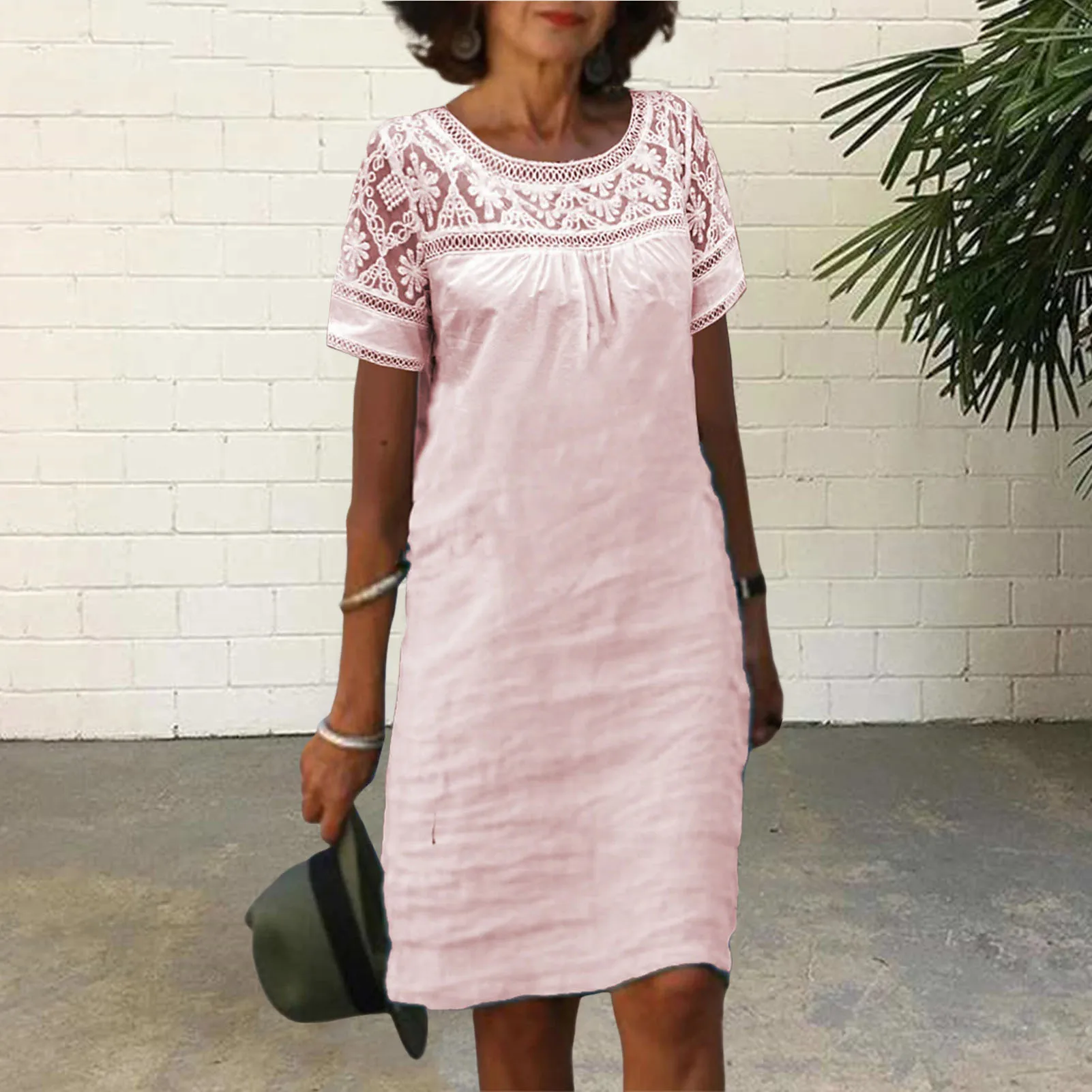 2025 feminino solto suumer vintage rendas retalhos vestido primavera grande sexy verão boho casual festa vestidos elegantes