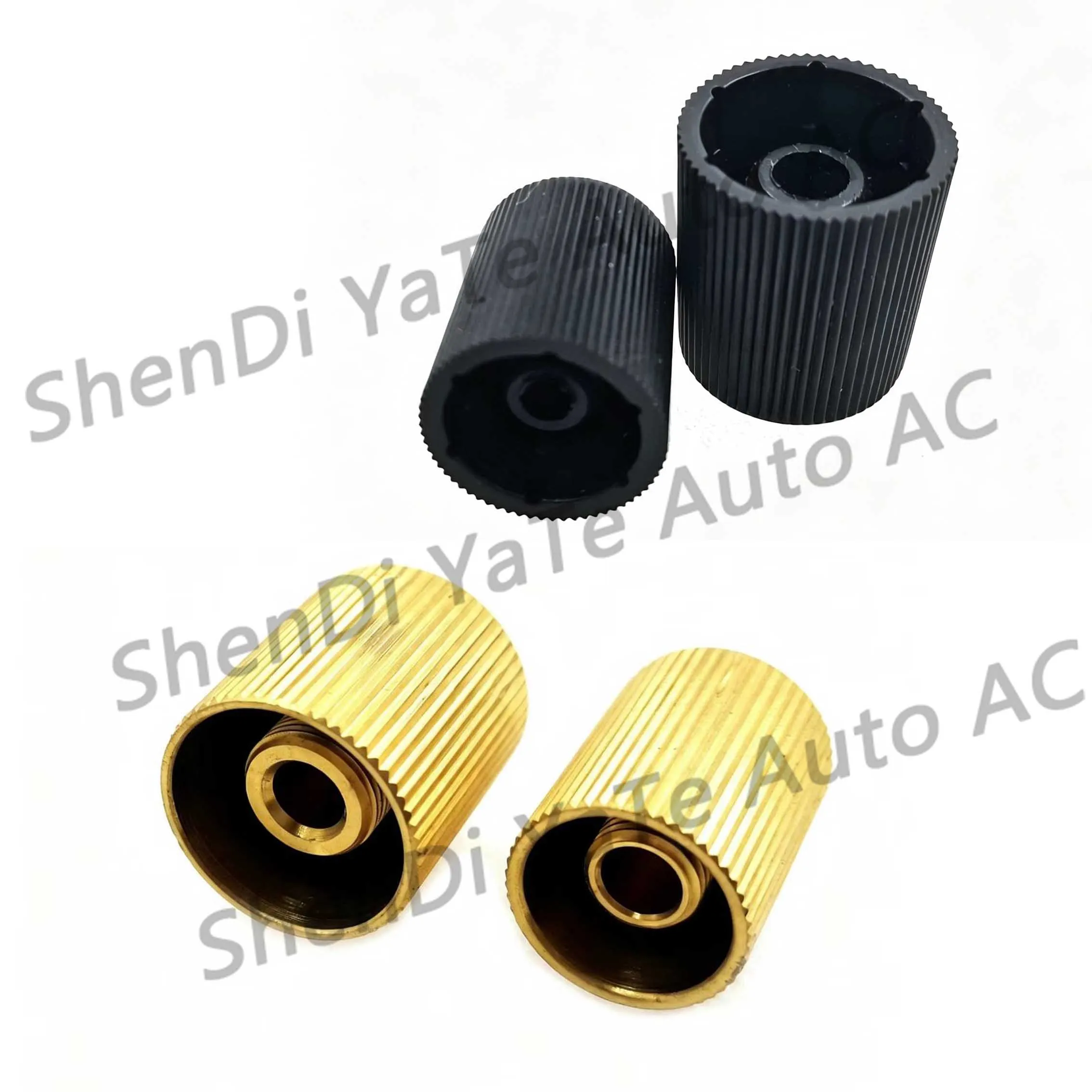 M8X1 M10X0.75 R134a A/C Valve Covers High/Low Pressure Hoses Seat Valve Cap Dust Hat For General Buick Excelle Sail Chevrolet