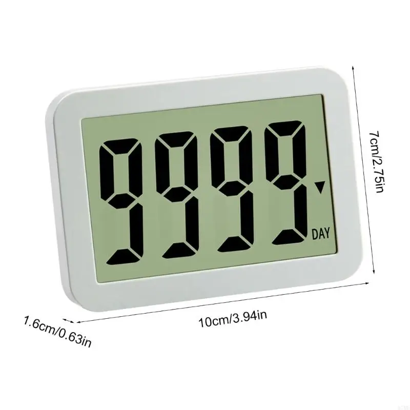 37ME 9999 jours minuterie numérique chronomètre électronique avec magnétique pour maison