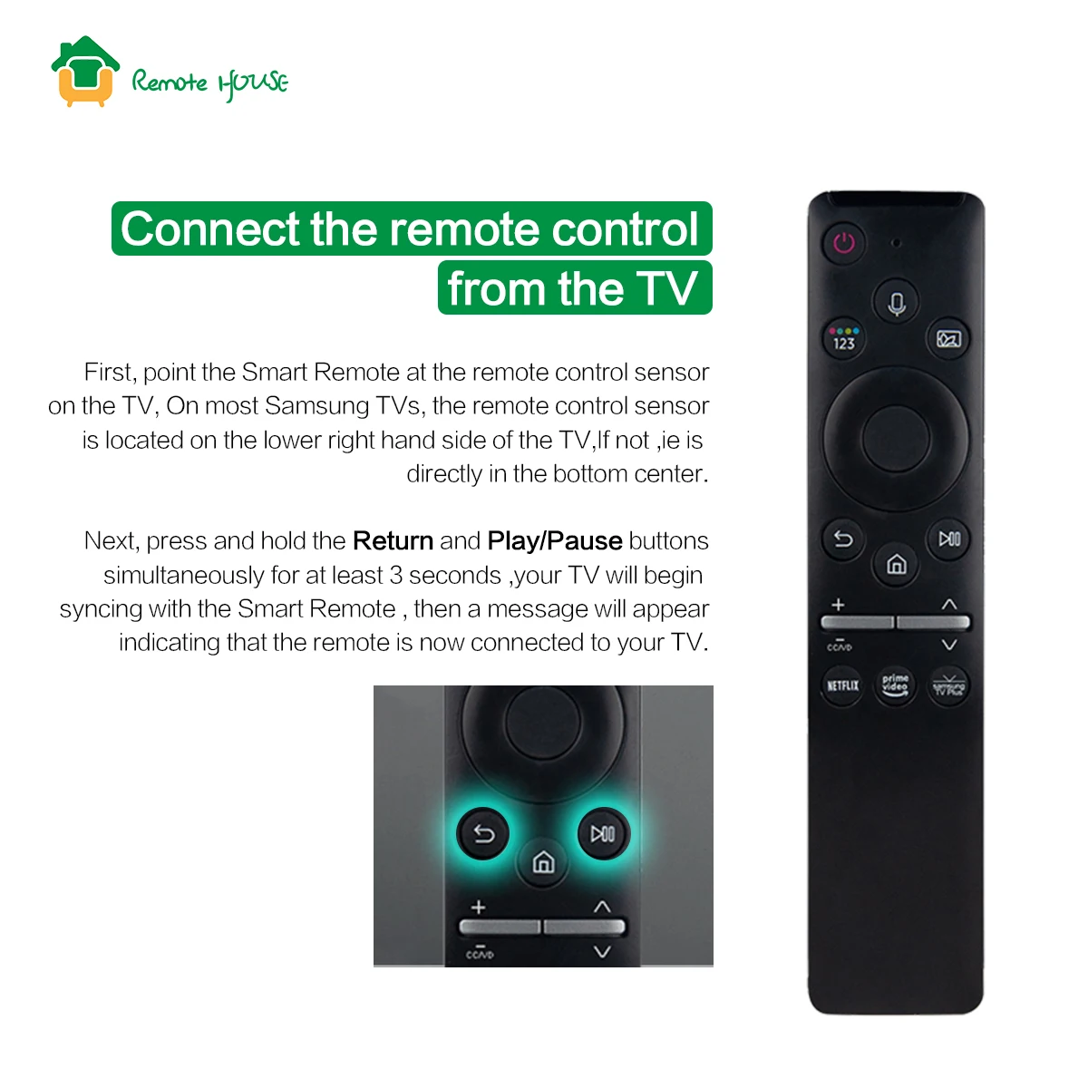 BN59-01330A Smart TV Remote For Samsung QLED TVs Wireless BN59-01330B BN59-01312B Voice TV Remoto Control