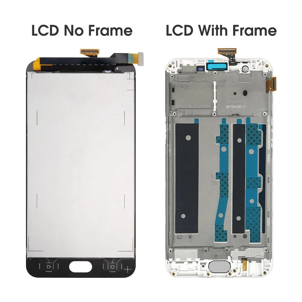 OPPO LCD Display Touch Screen Digitizer Assembly, 100% testado, 5.5 \