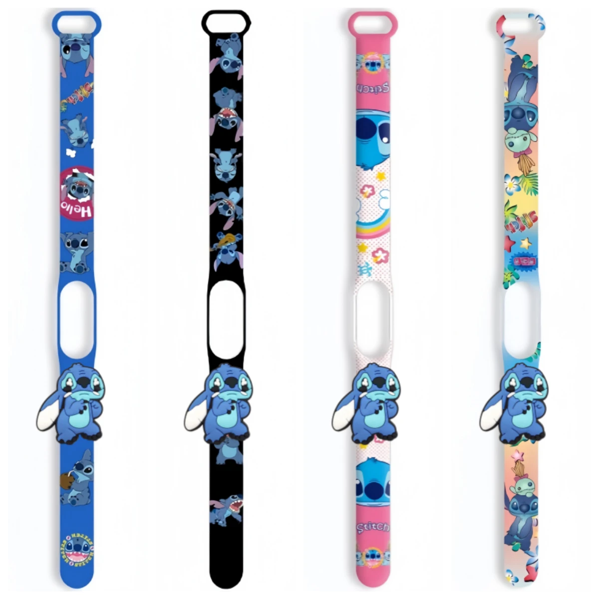 Correa Lilo & Stitch para Xiaomi Mi Band 7, pulsera deportiva de silicona para reloj, pulsera Miband para Xiaomi Mi Band 3 4 5 6 7
