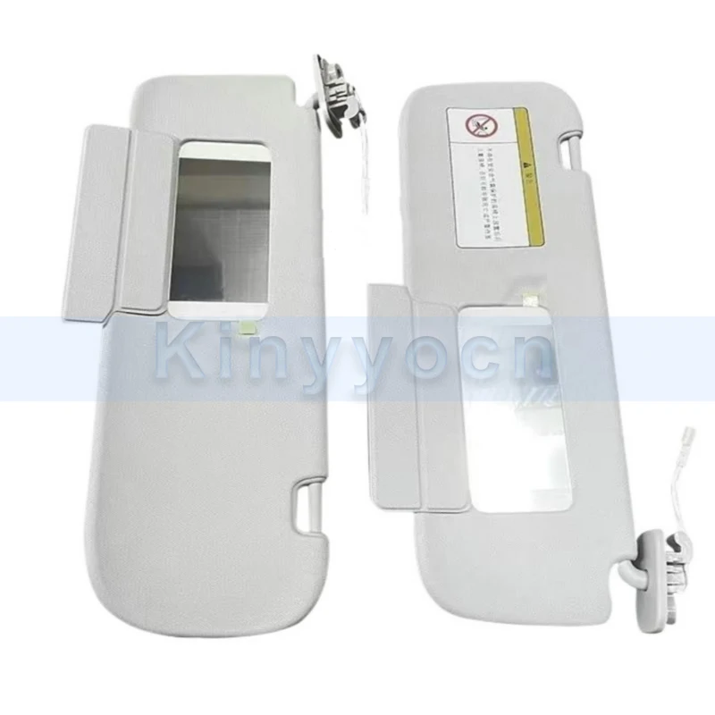 Visiera parasole per Tesla Model Y 2018-2023 Visiera parasole laterale con specchio parasole Visiera parasole