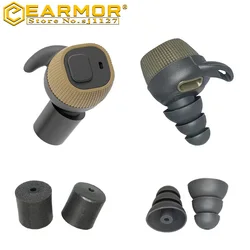 EARMOR M20 cuffie tattiche da tiro accessori per tappi per le orecchie di ricambio originali M20 M20T silicone, accessori per tappi per le orecchie in spugna